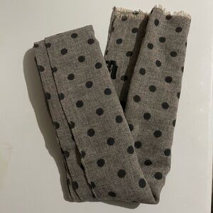 Massimo Dutti Italian Style Polka Dot Scarf Soft Lightweight Wrap